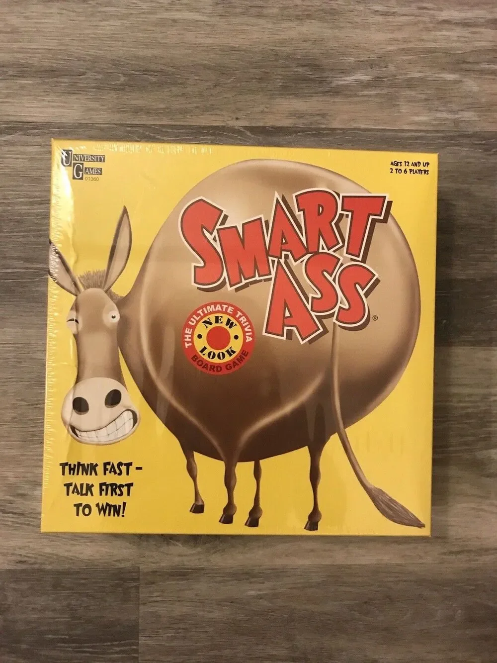 SMARTASS Trivia Board Game FACTORY SEALED University Games 2012